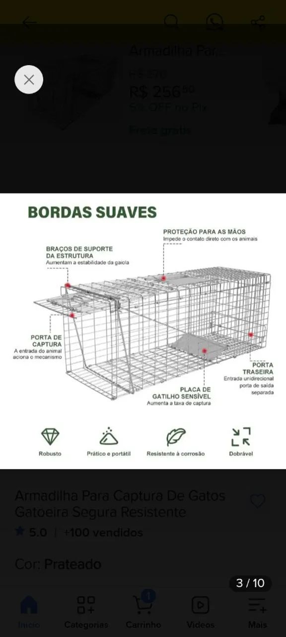 Gatoeira automática segura, moderna e não invasiva. Alugo! - Foto 5
