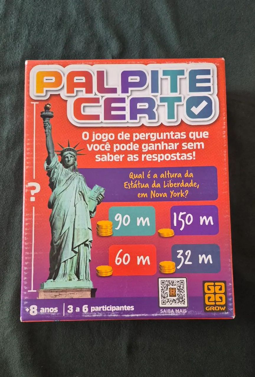 Palpite Certo - Jogo de tabuleiro 