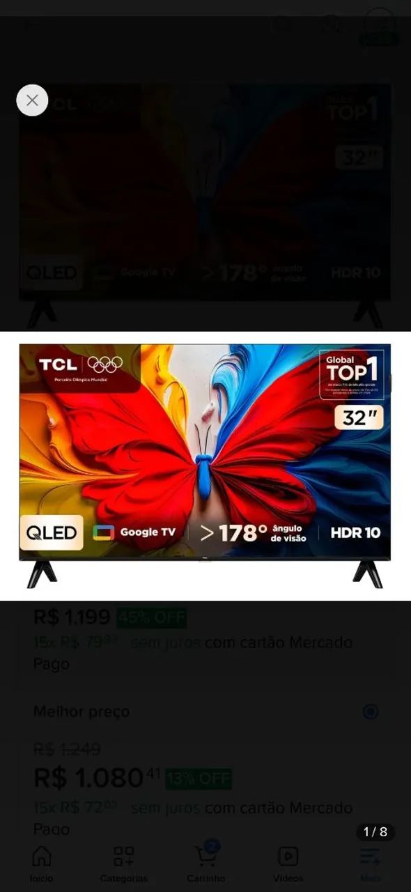 Smart TV Samsung 32" (modelo