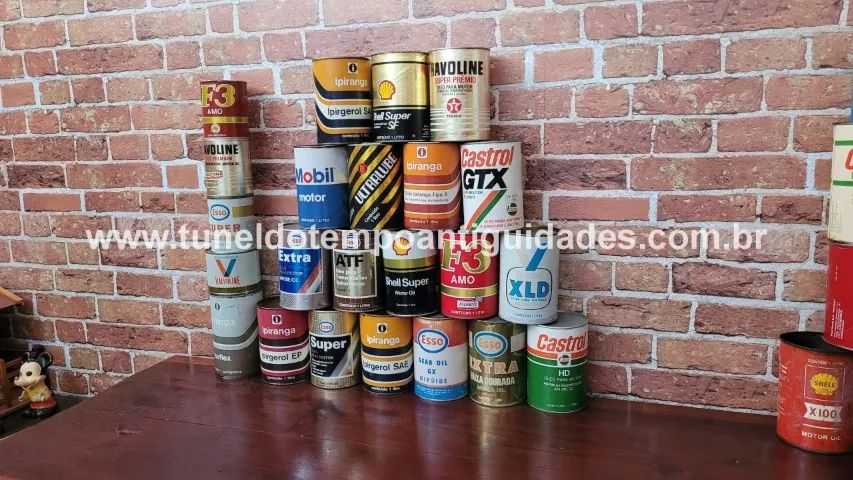 Latas Óleo Antigas - Foto 2