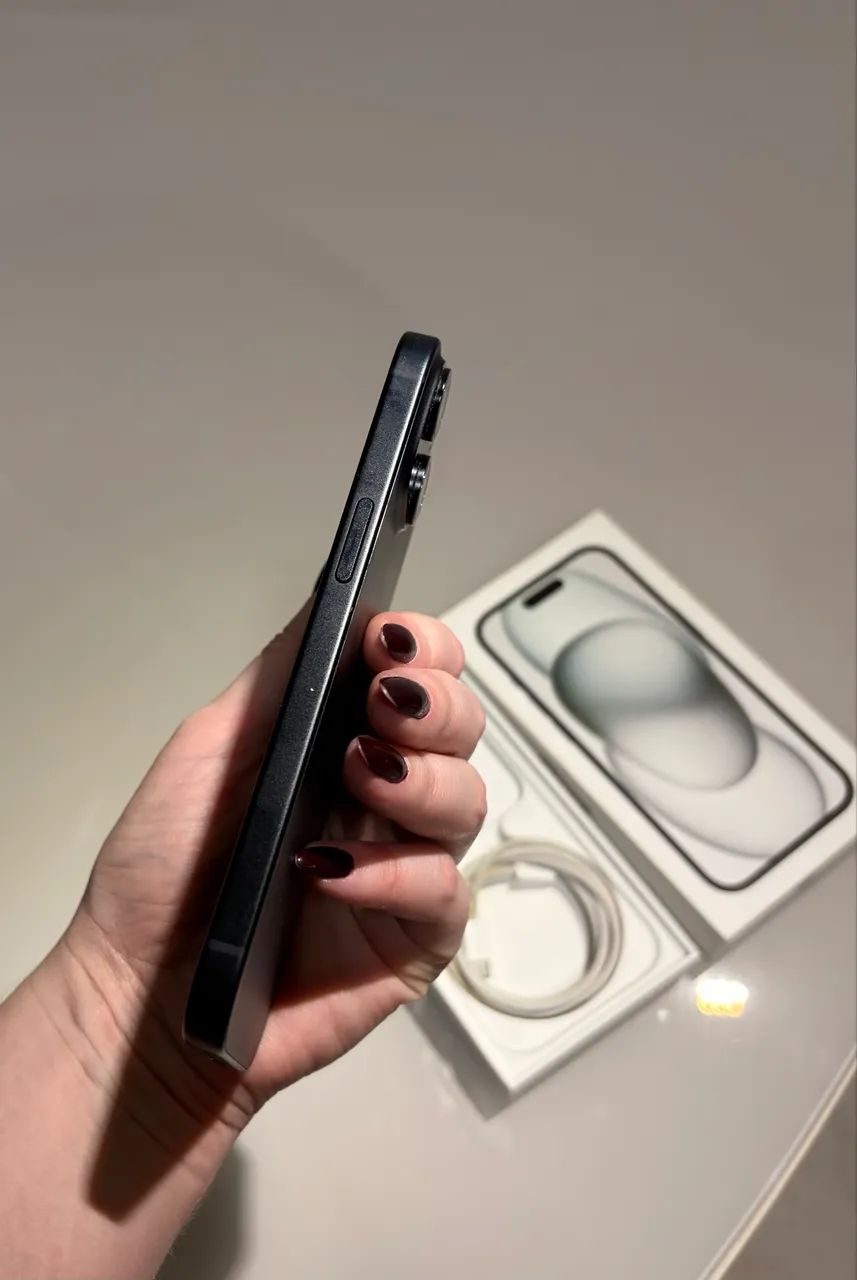 iPhone 15 128gb Preto - Impecável / Excelente estado - Foto 4