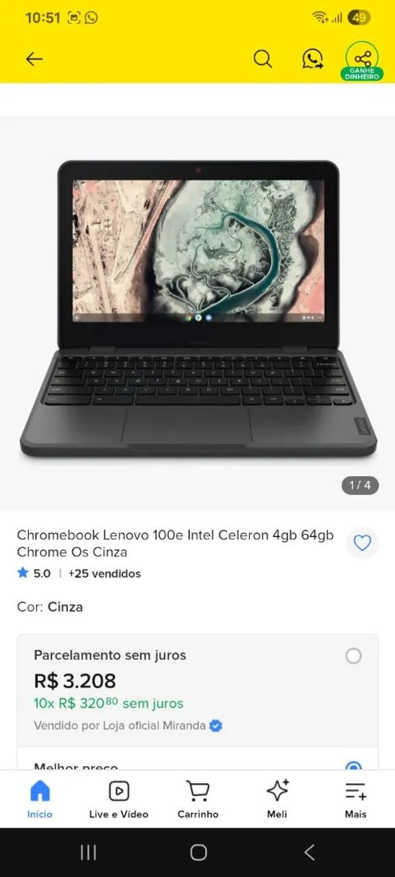 Chromebook lenovo 100e Novo! - Foto 2