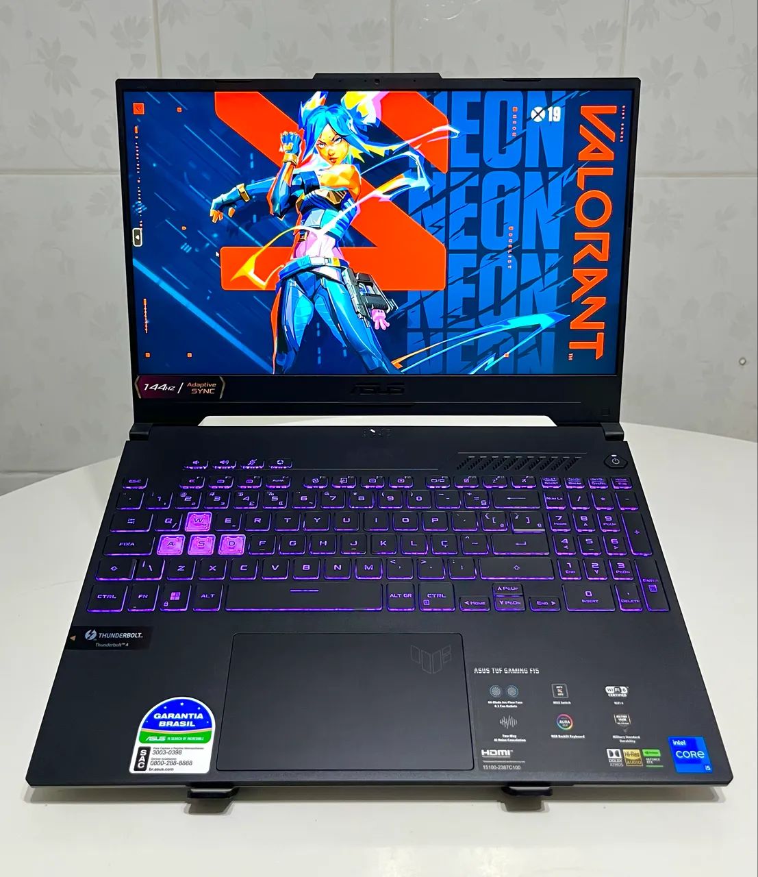 NOTEBOOK GAMER ASUS TUF RTX 3050 RGB COM CAIXA E ACESSÓRIOS, I5 8GB RAM, 512SSD - OFERTA - Foto 5