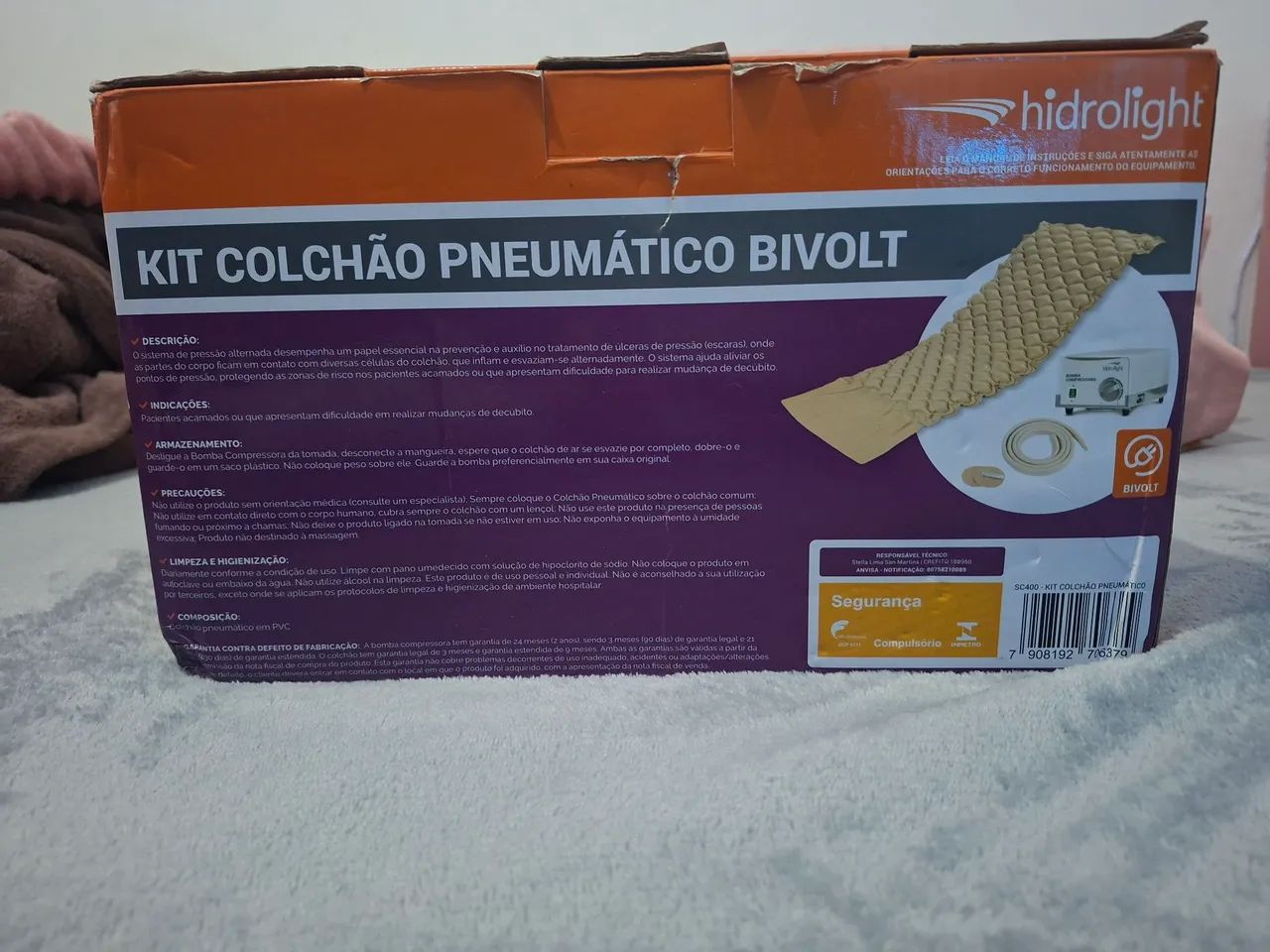 Colchão Pneumático Novo (nunca usado) - Foto 3
