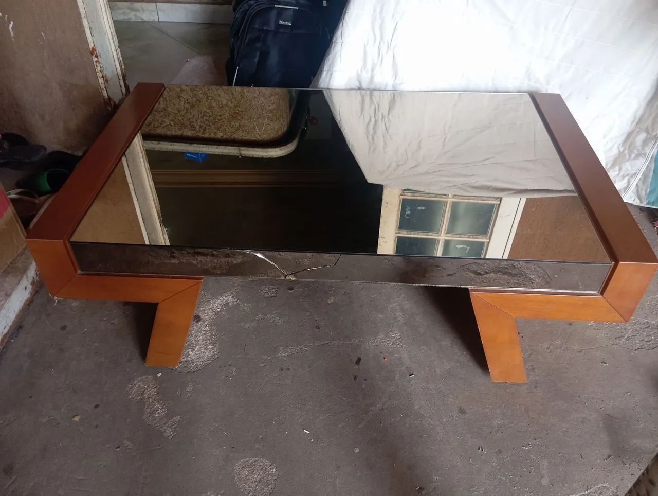 Mesa de centro Retangular Espelhada