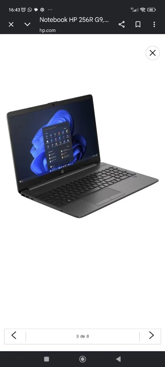 Notebook HP i3 de 13 geração G9 - Foto 3