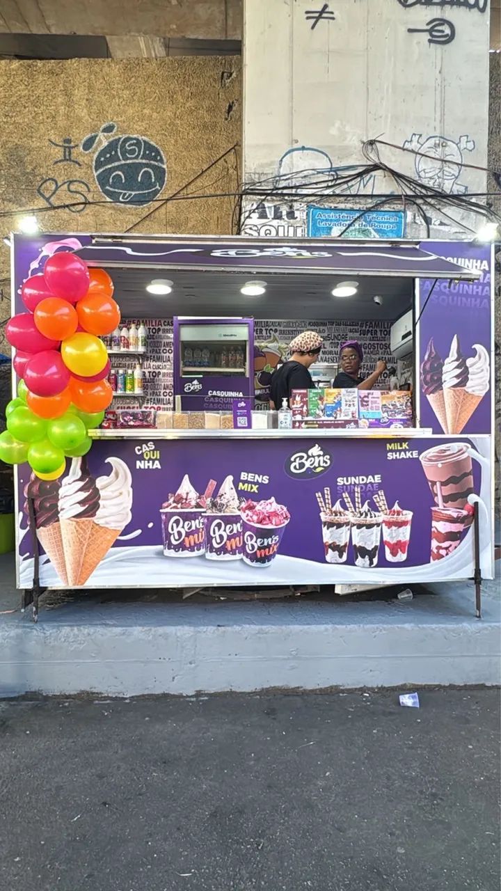 TRAILLER DE AÇAÍ E SORVETE PRONTO PARA TRABALHAR !!!