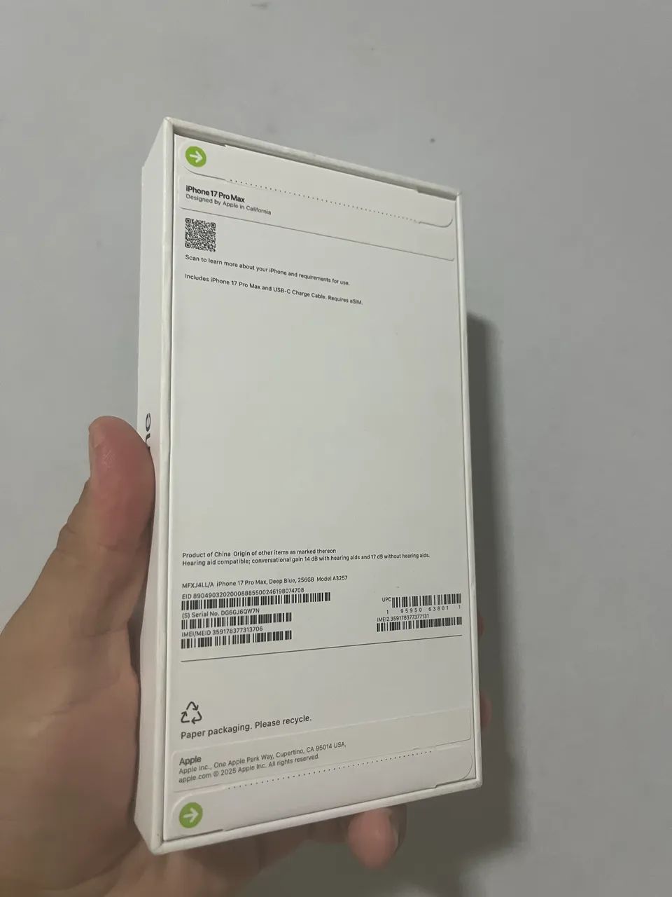 IPHONE 17 PRO MAX 256 LACRADO - Foto 2