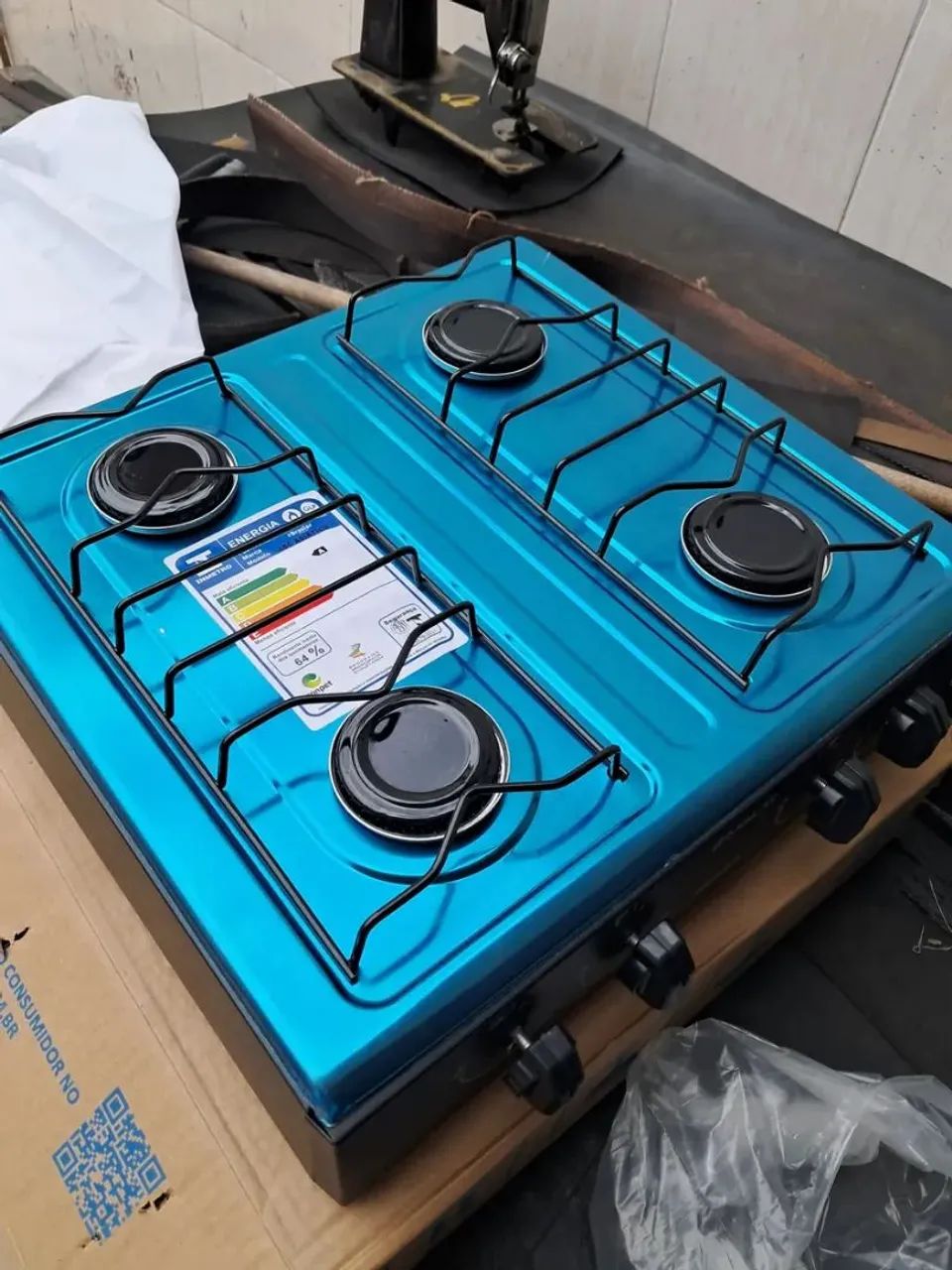 Fogão 4 Queimadores de Bancada  - Foto 4