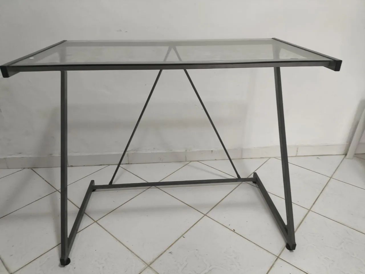 Mesa de Escritório Transparente - Foto 2