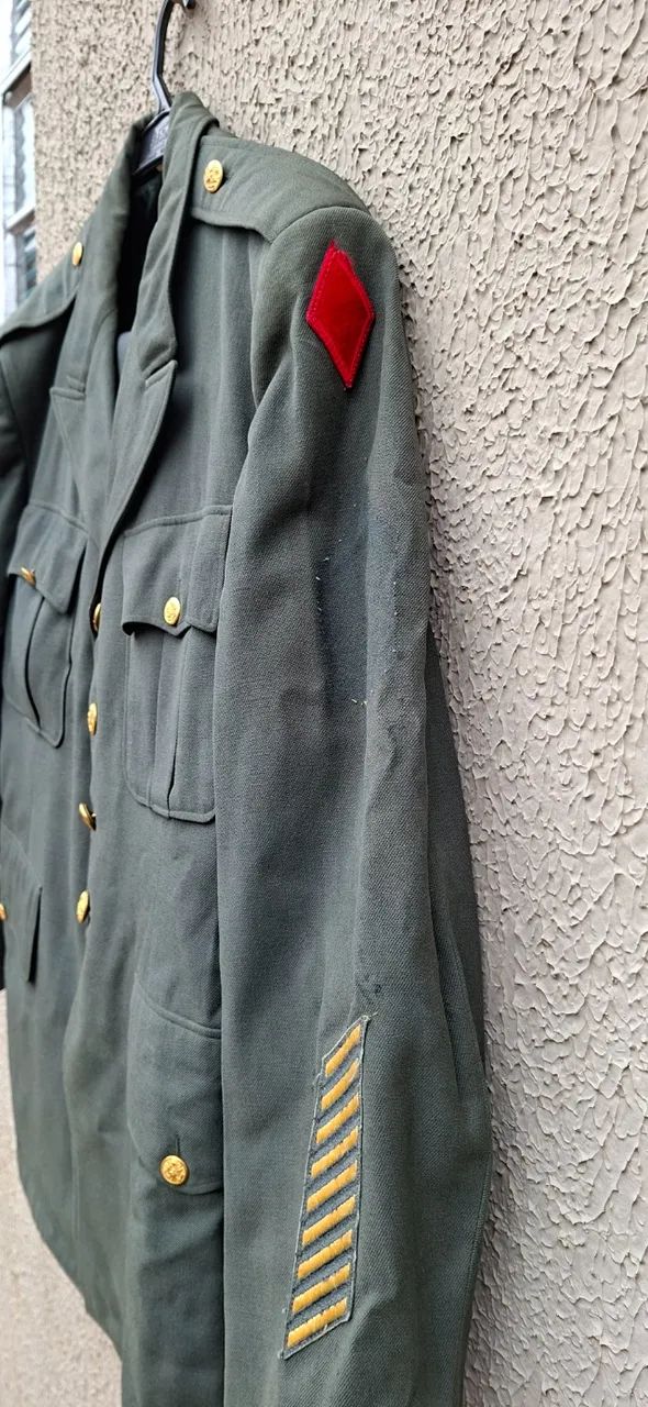 Paletó e calça de gala Army Green Service Uniform (Class A). - Foto 4