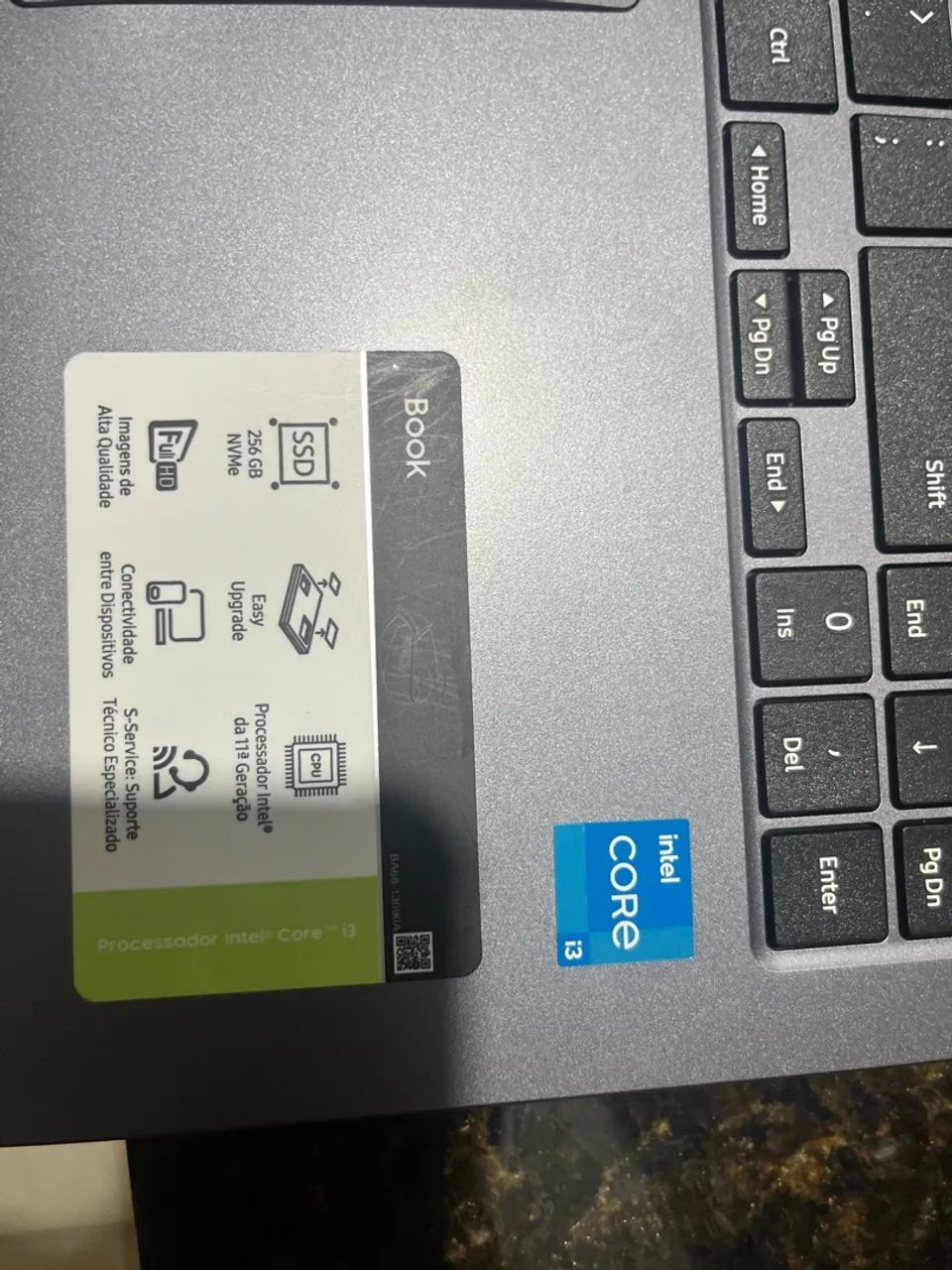 Notebook Samsung Book Intel Core i3, SSD 256GB - Cinza - Foto 2
