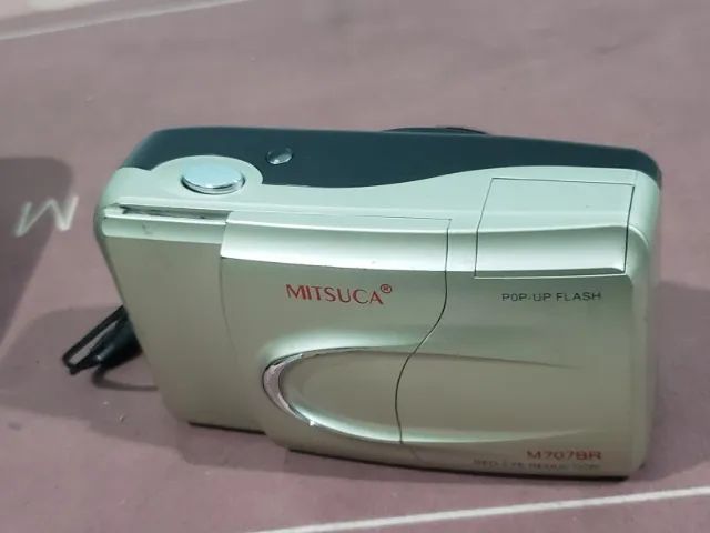 Antiga câmera analógica compacta Mitsuca M707BR - Foto 4