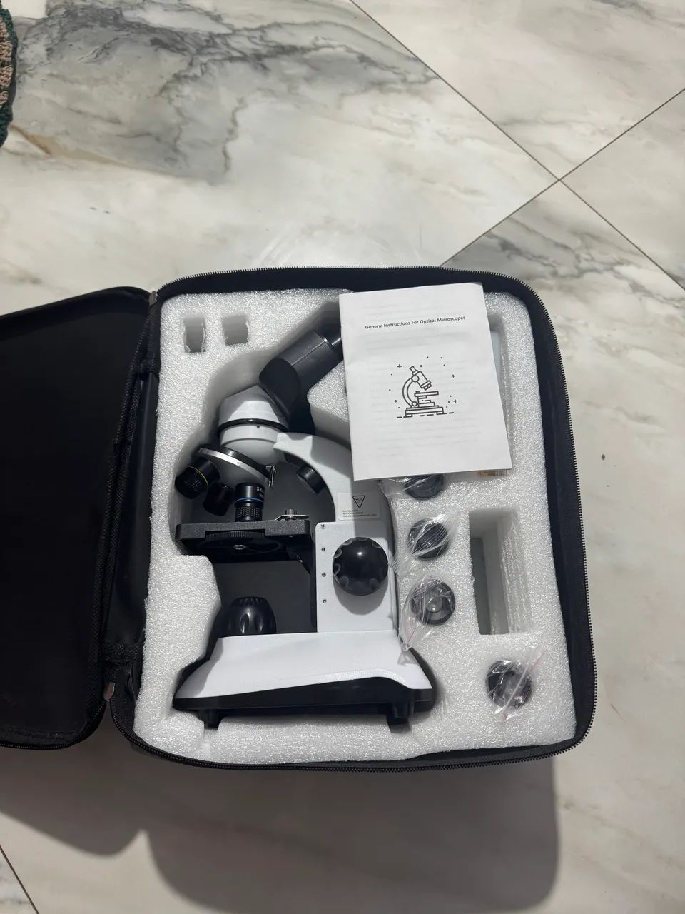Microscópio novo na caixa  nunca usado  - Foto 4