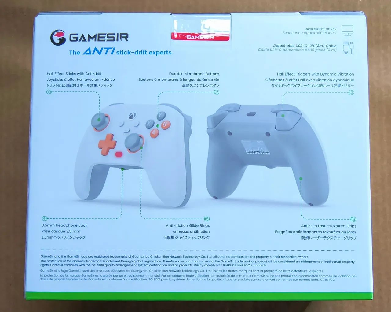 controle Xbox Series S X Gamesir T7 Branco  - Foto 3