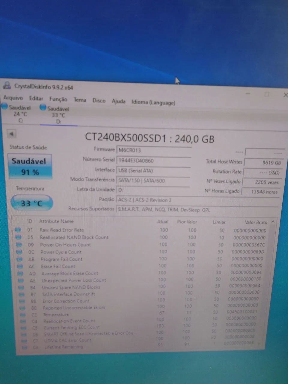 SSD Crucial 240GB  - Foto 3