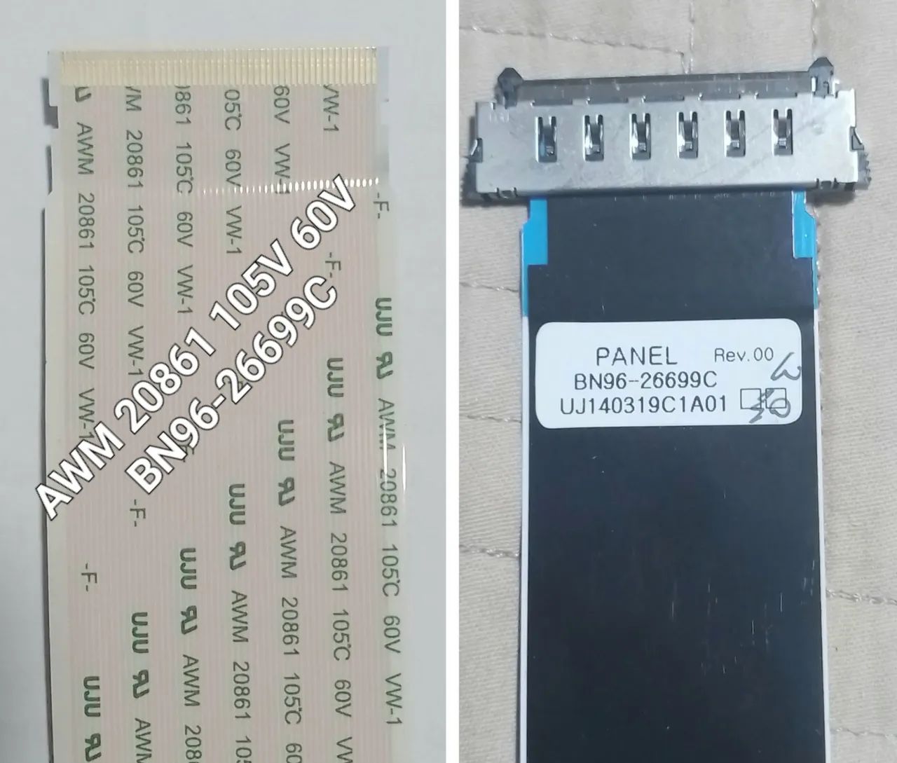 Placa T-CON + Cabo LVDS BN96-26699C Samsung Un40fh5205g ORIGINAL ERZIRIO - Foto 3