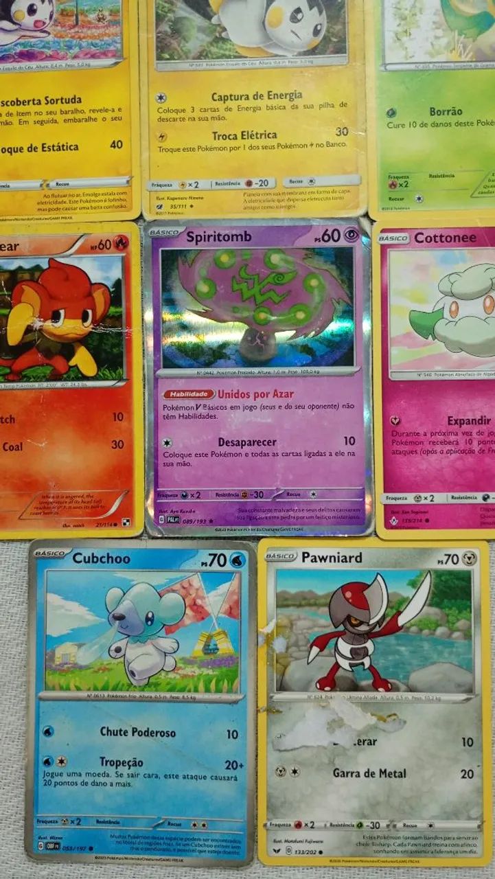 Lote de cartas Pokémon da 5a geração - Foto 4