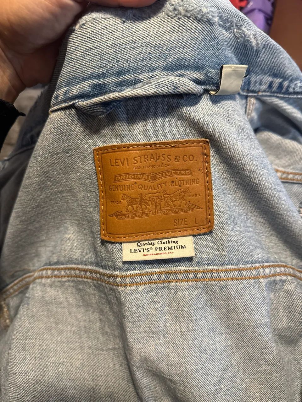 Jaqueta jeans Levis unissex