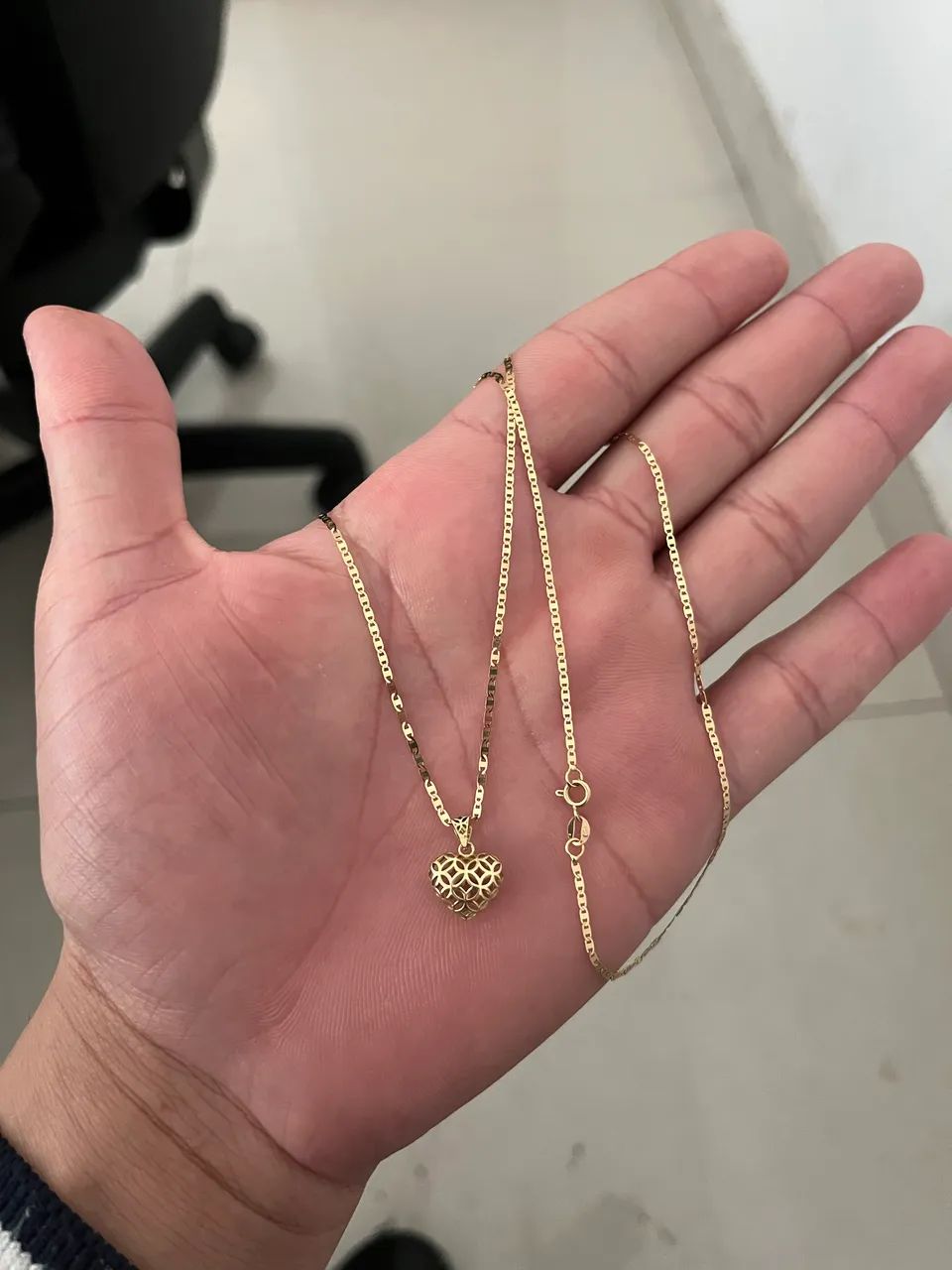 Colar feminino Novo de Ouro 18k 