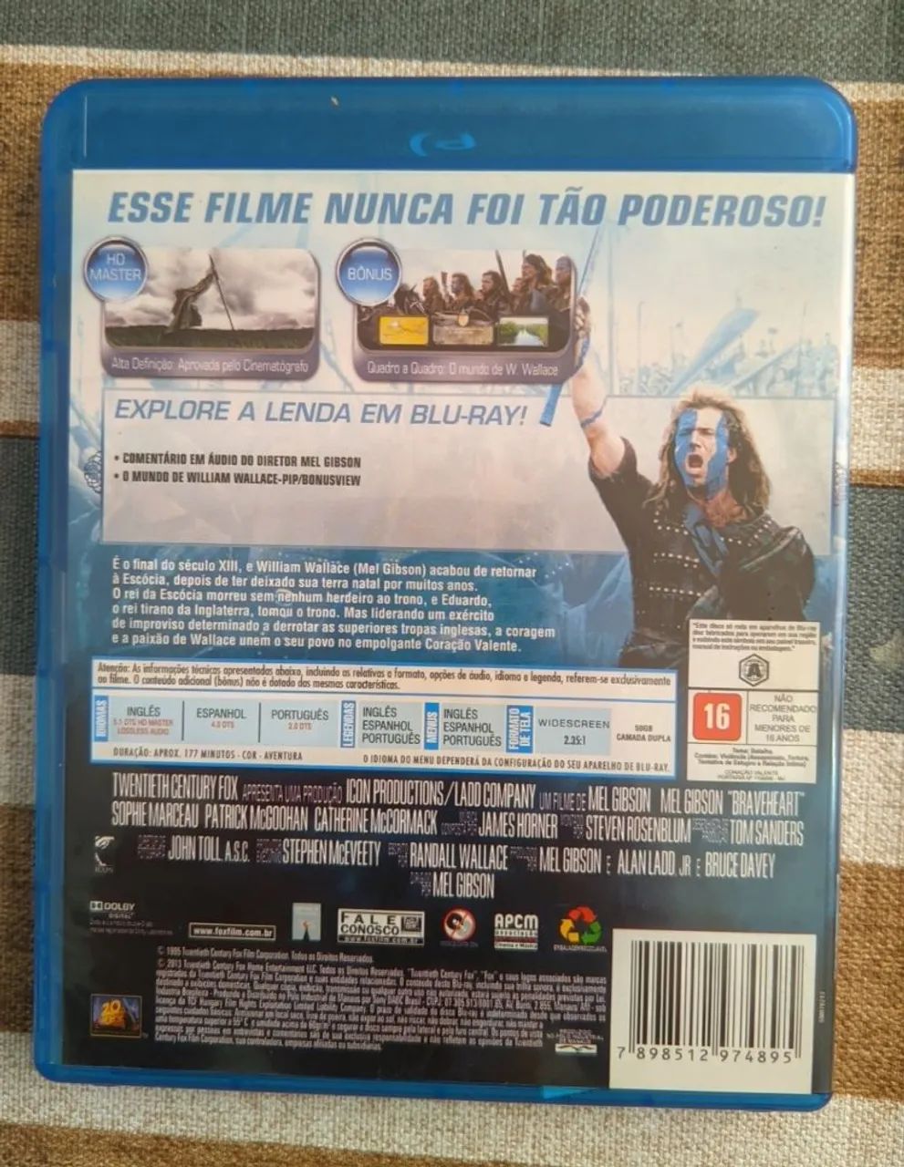 Blu-ray Coração Valente  - Foto 2