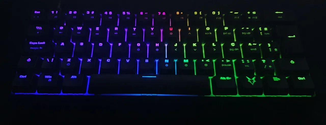 Teclado Husky Blizzard switch gateron blue - Periféricos e