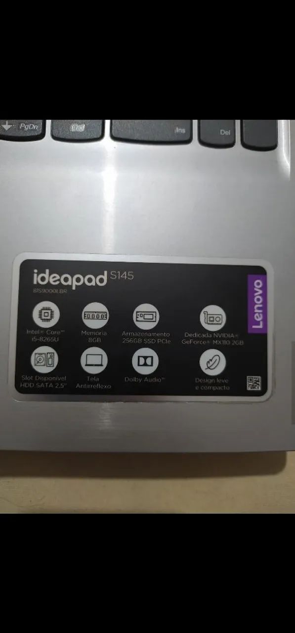 Notebook Lenovo Ideapad S145-15IWL - Foto 4