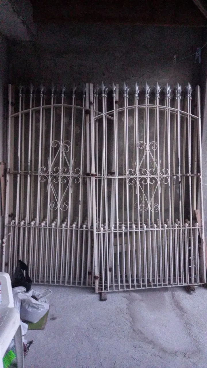 Portão de aço galvanizado 