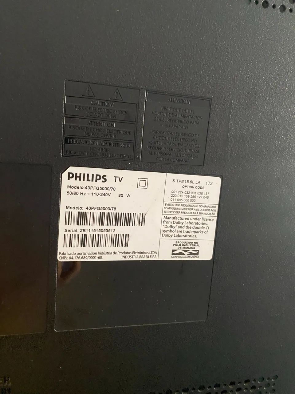 Philips LED Full HD de 40 polegadas e conversor Roku express  - Foto 2