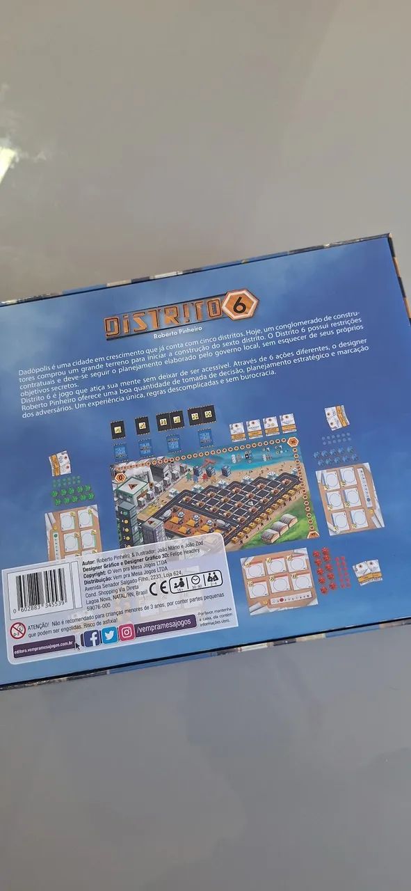 Jogo de Tabuleiro Distrito 6 - Novo - Foto 4