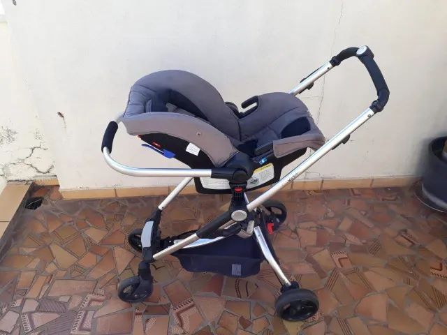 Carrinho de bebê com bebê conforto Kiddo modelo eclipce - Foto 3