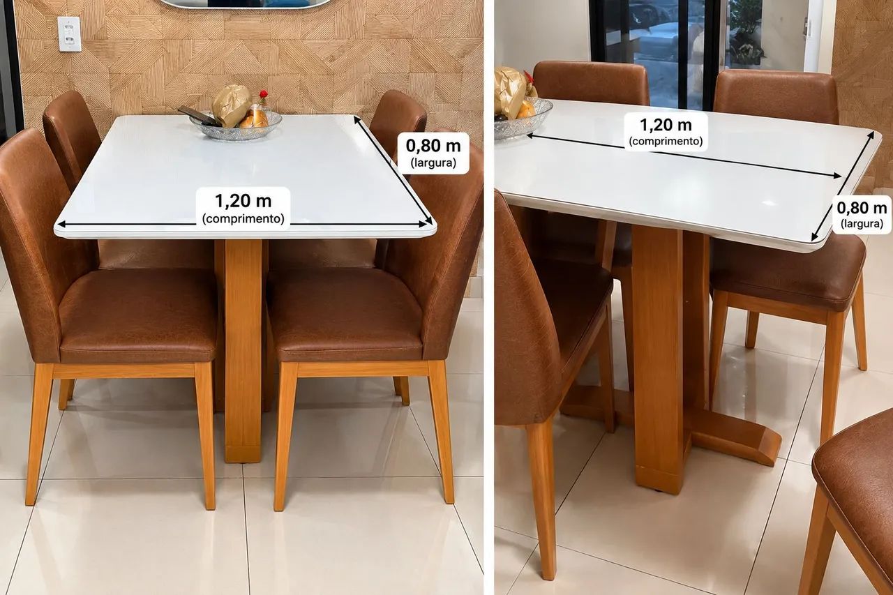 Mesa com 4 cadeiras