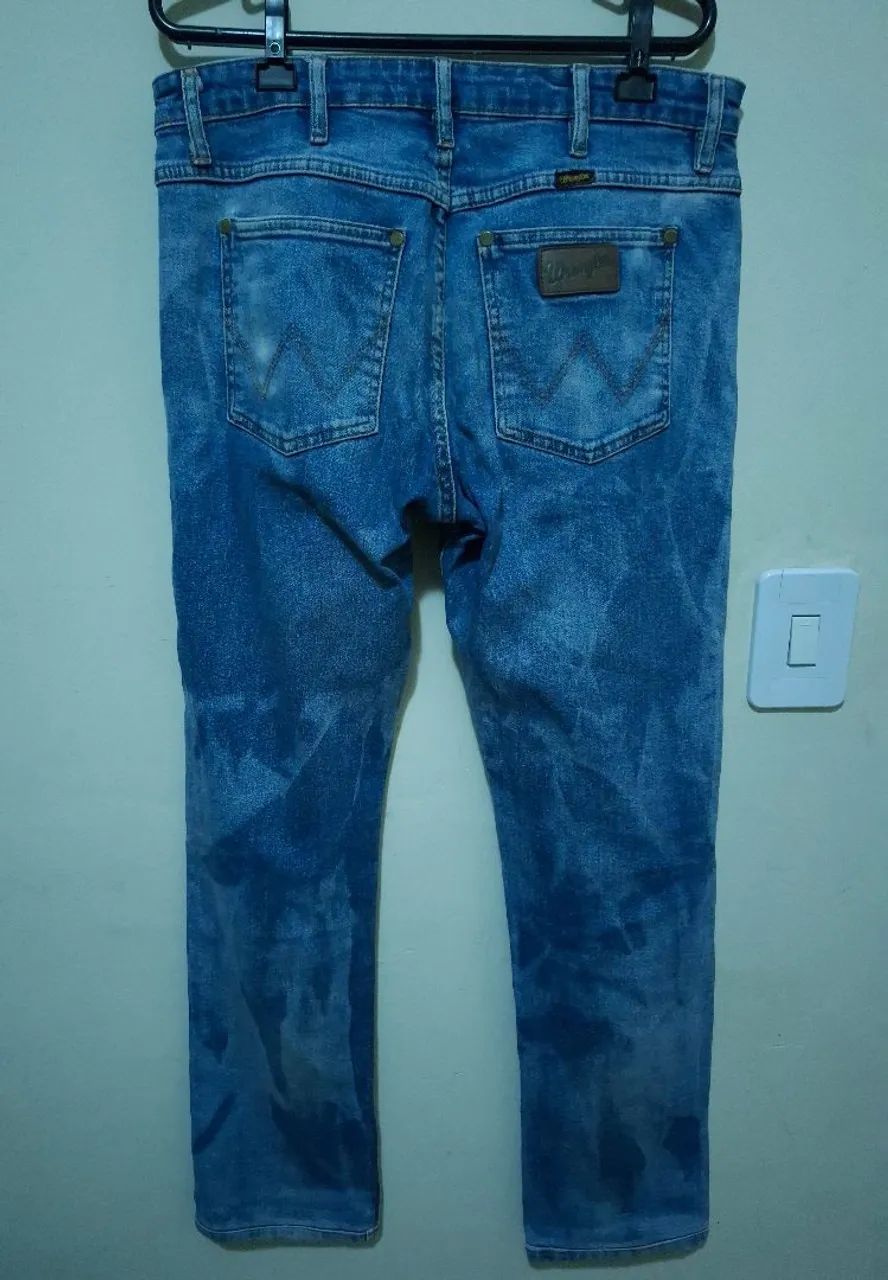 Calça Jeans Wrangler Estonada Comfort TAM 40 - Foto 3