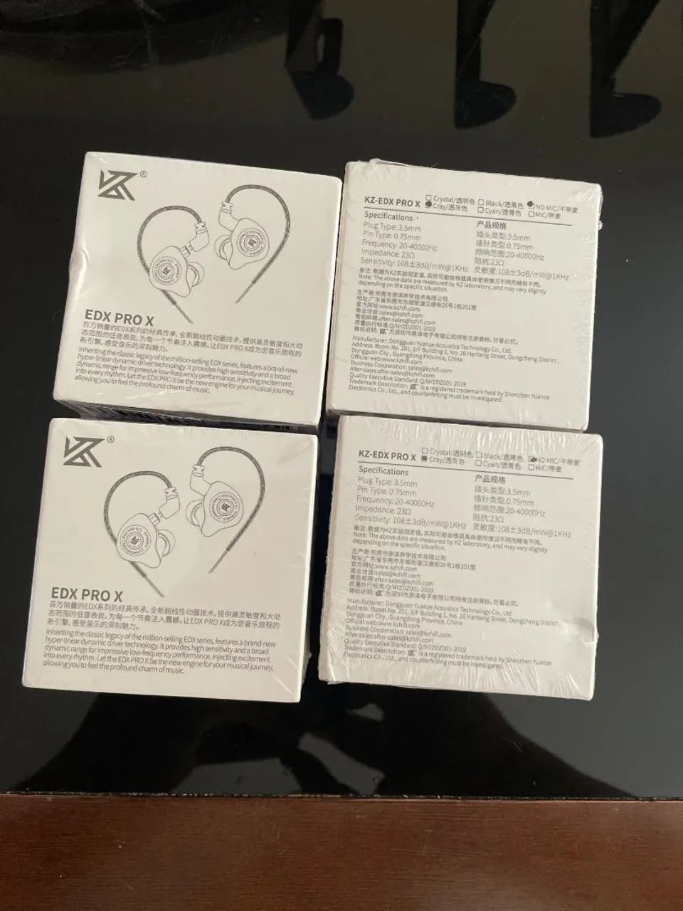 Fones KZ edx pro e Pro x, novos lacrados. - Foto 4