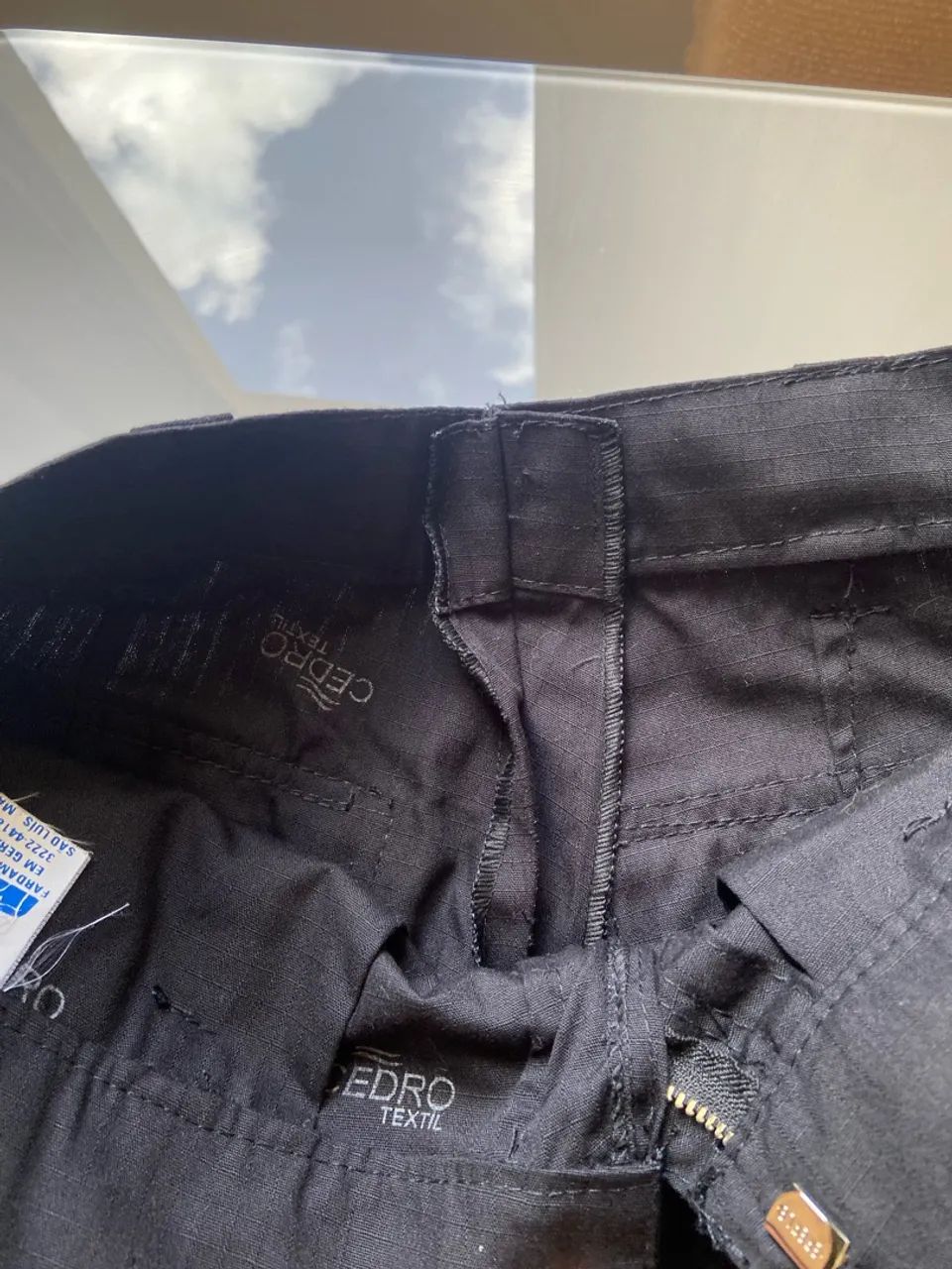 Calça tática preta 6 bolsos  - Foto 4