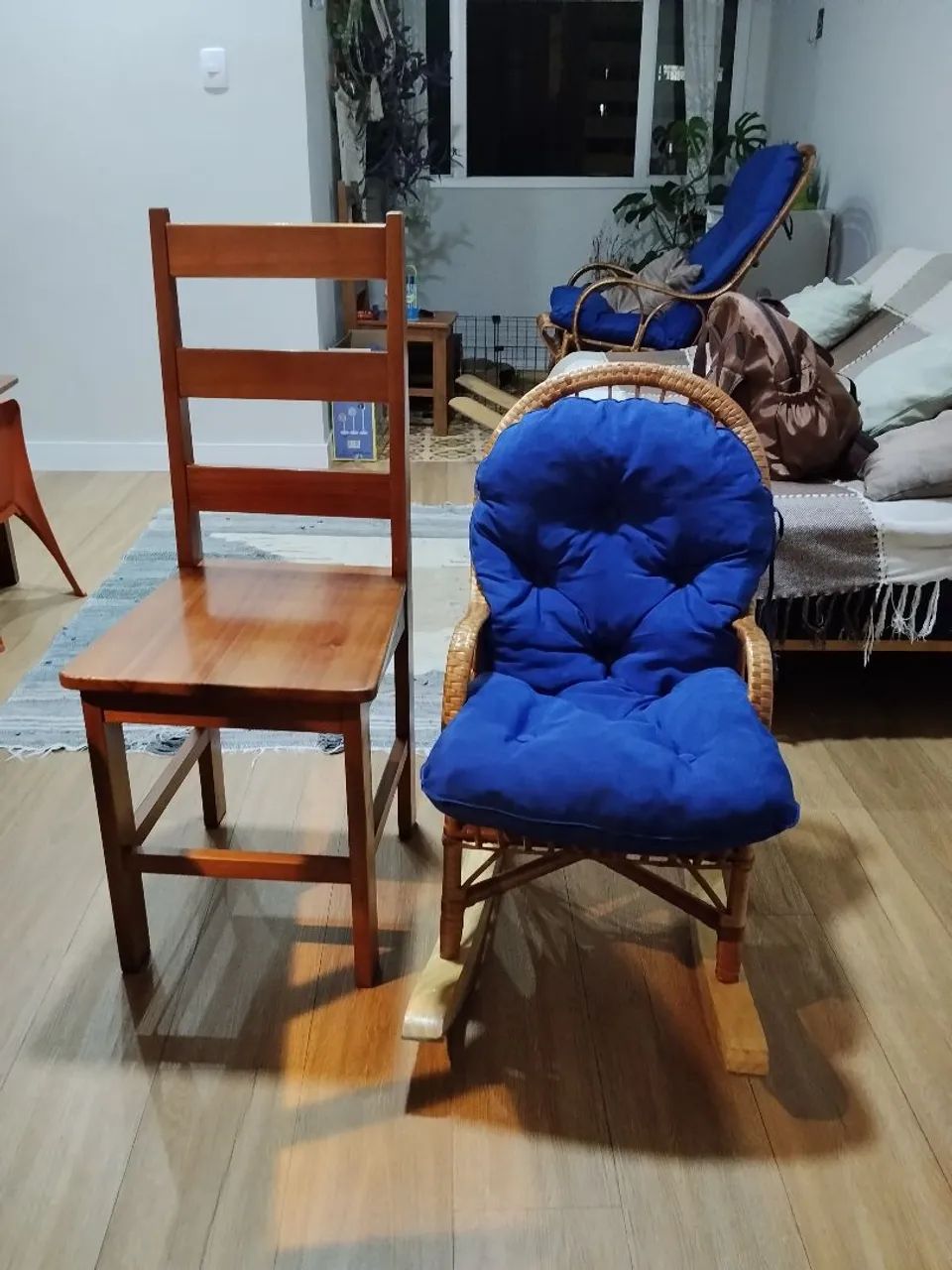 Cadeira de Balanço Infantil com Almofada | Ótimo Estado - Foto 3
