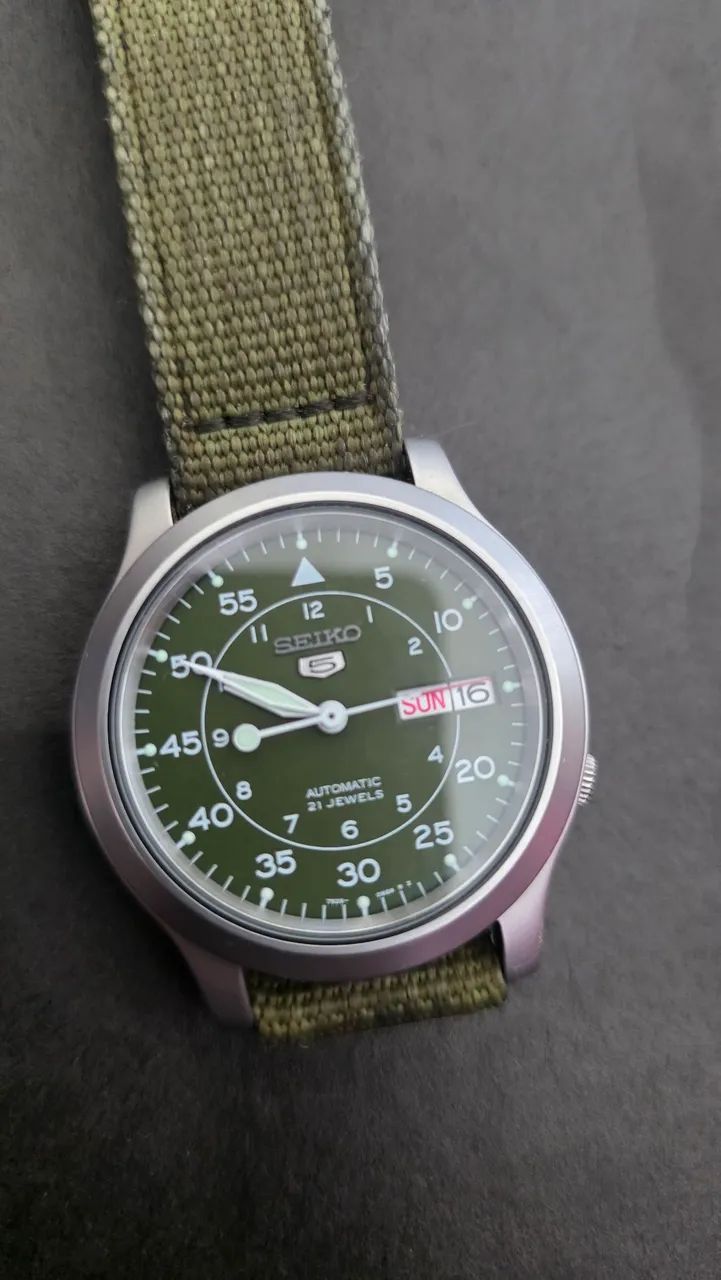 Relógio Seiko Militar automático  - Foto 5