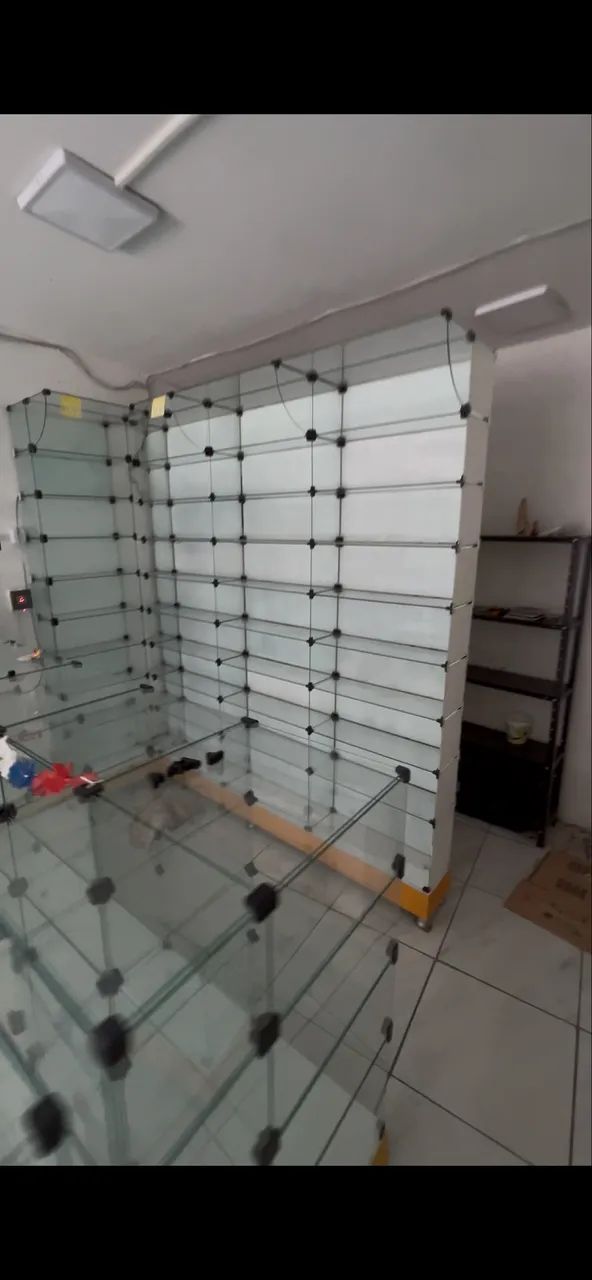 Prateleiras de Vidro para Farmácia / Loja - Conjunto Completo - Foto 2