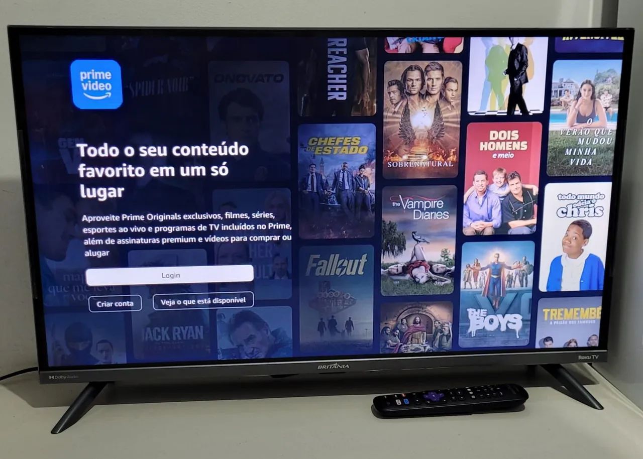 SMART TV BRITÂNIA 32" LED FULL HD  - Foto 5