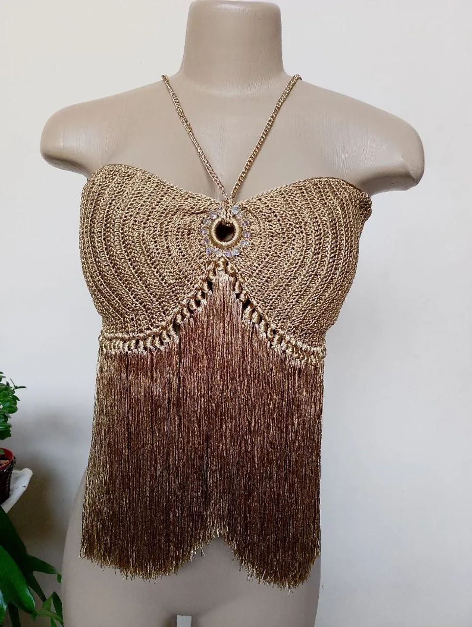 Peça de crochê 