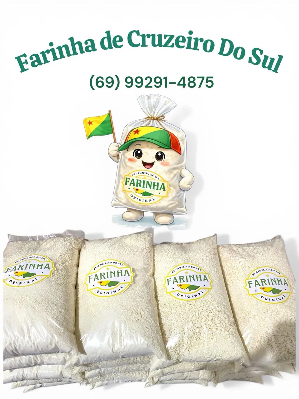 Farinha de Cruzeiro do Sul original  - Foto 4