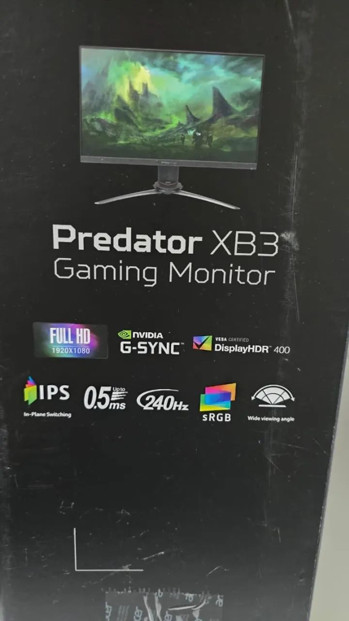 Monitor Acer Predator XB3 | 24,5 | FHD | IPS | 0,5MS | 240HZ | HDMI/DP | XB253Q - Foto 2