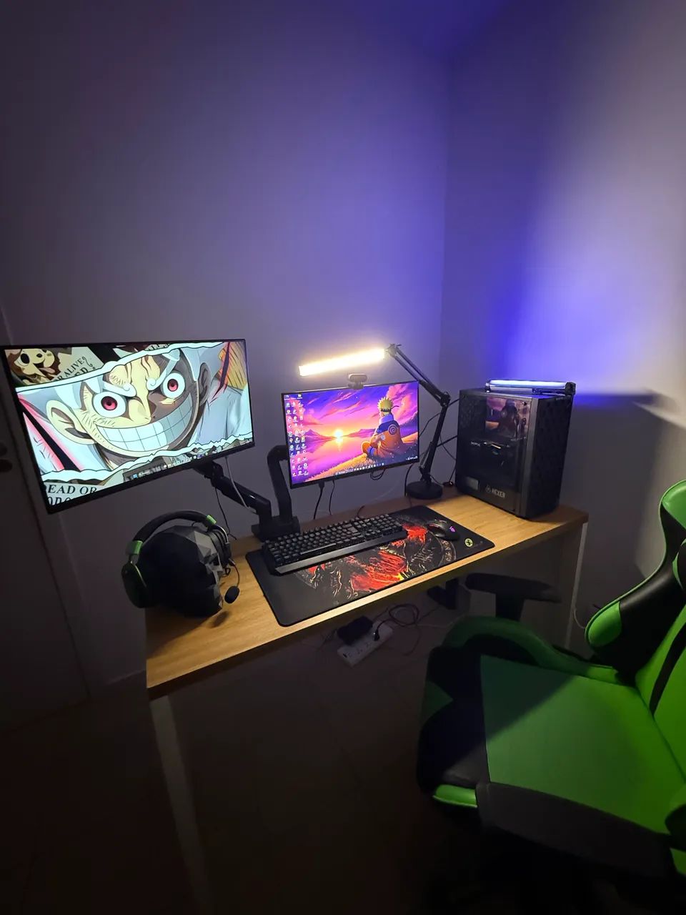 ? SETUP GAMER COMPLETO + 2 MONITORES + CADEIRA + MESA  440255531483156483
