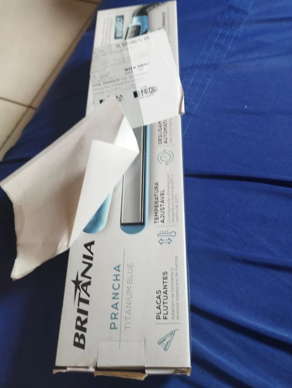 Prancha Titanium BLUE (Britânia)