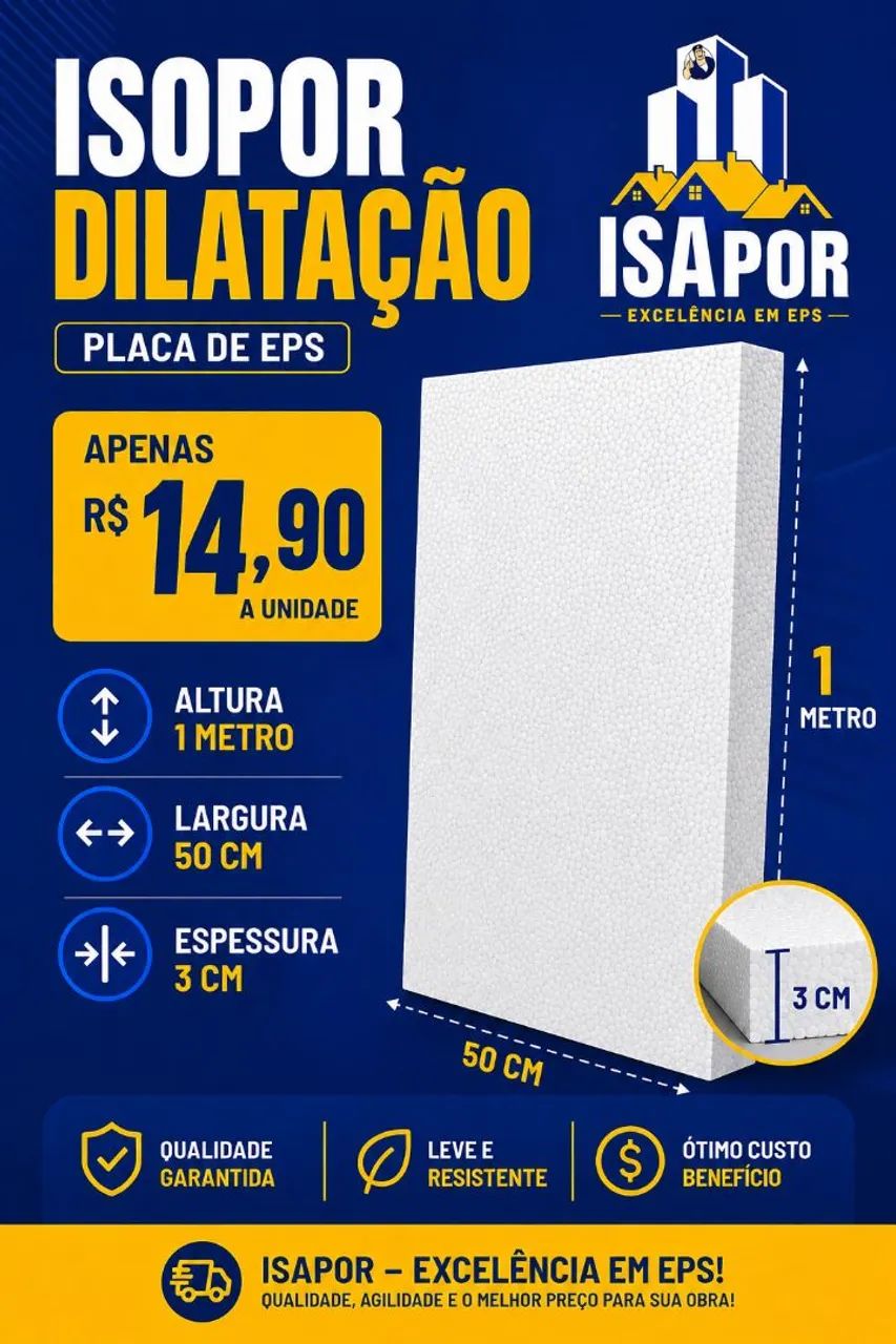 Isopor de dilatação  - Foto 5