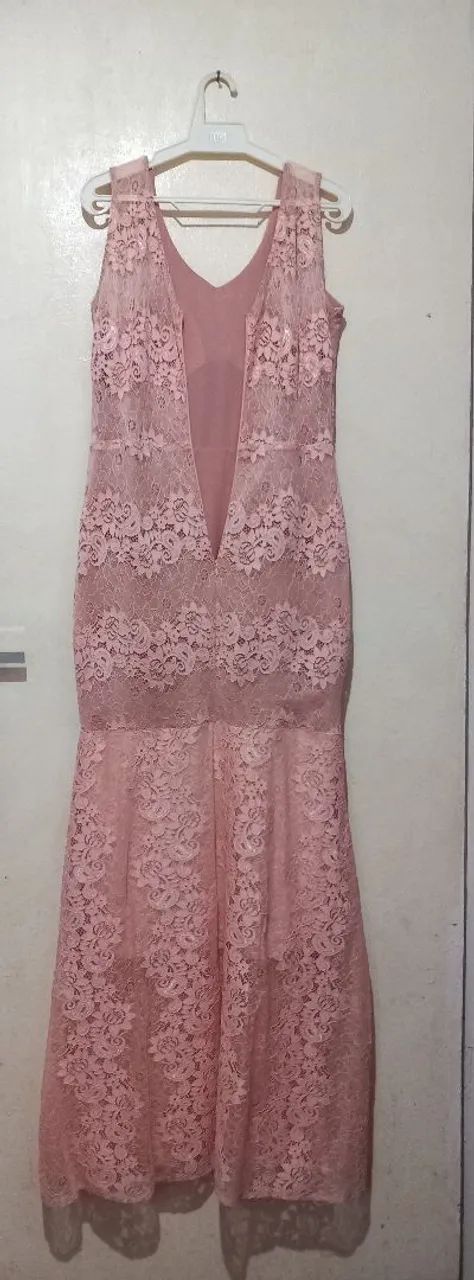 Vestido longo em renda - Foto 2