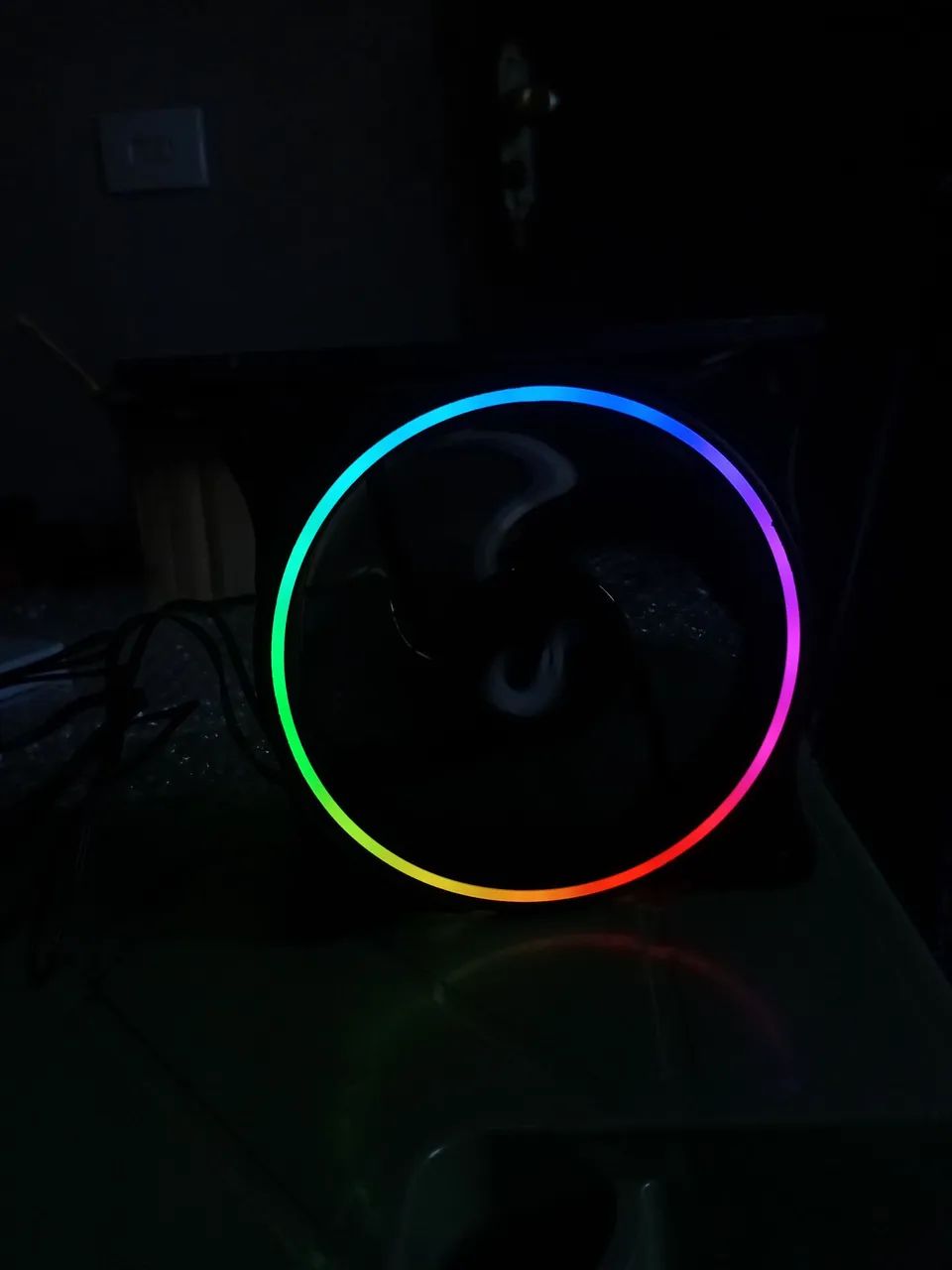 KIT 7 FAN ARGB RISE MODE LASER COM CONTROLADORA ARGB | ÓTIMO ESTADO - Foto 5