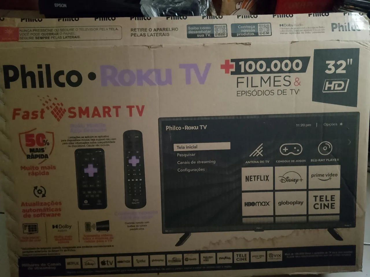 Tv smart Philco 32p roku tv - Foto 5