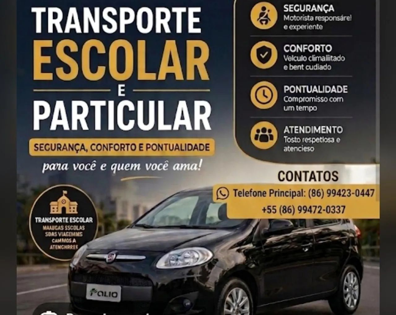 Transporte particular(escolar)
