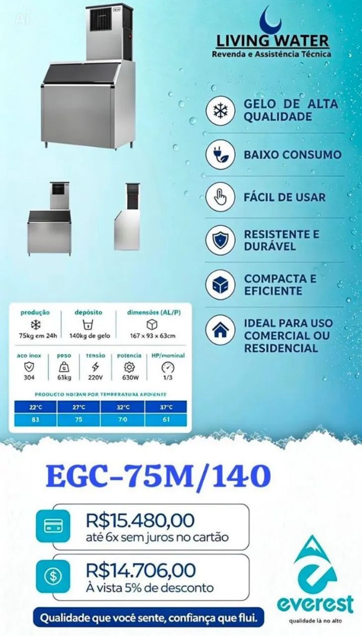 Máquina de gelo Everest  - Foto 3